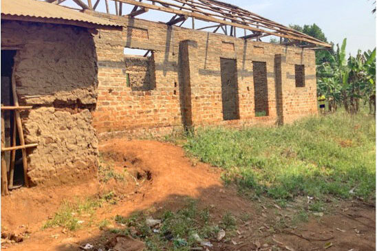 2 classroom block under construction