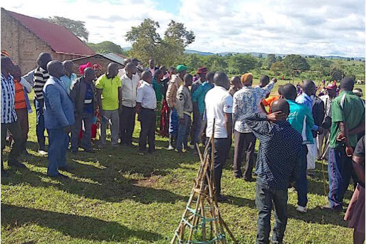 Community involvement in planning and labour contribution
